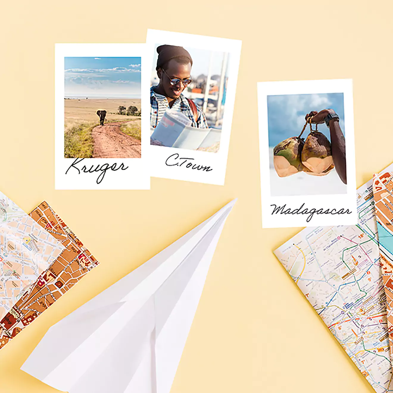 Travel-inspired mini print capturing a breathtaking natural landscape, complete with an even 5 mm white border, on luxurious silk paper, preserving the adventure's essence.